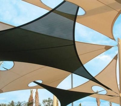 toldo tensionado malla raschel